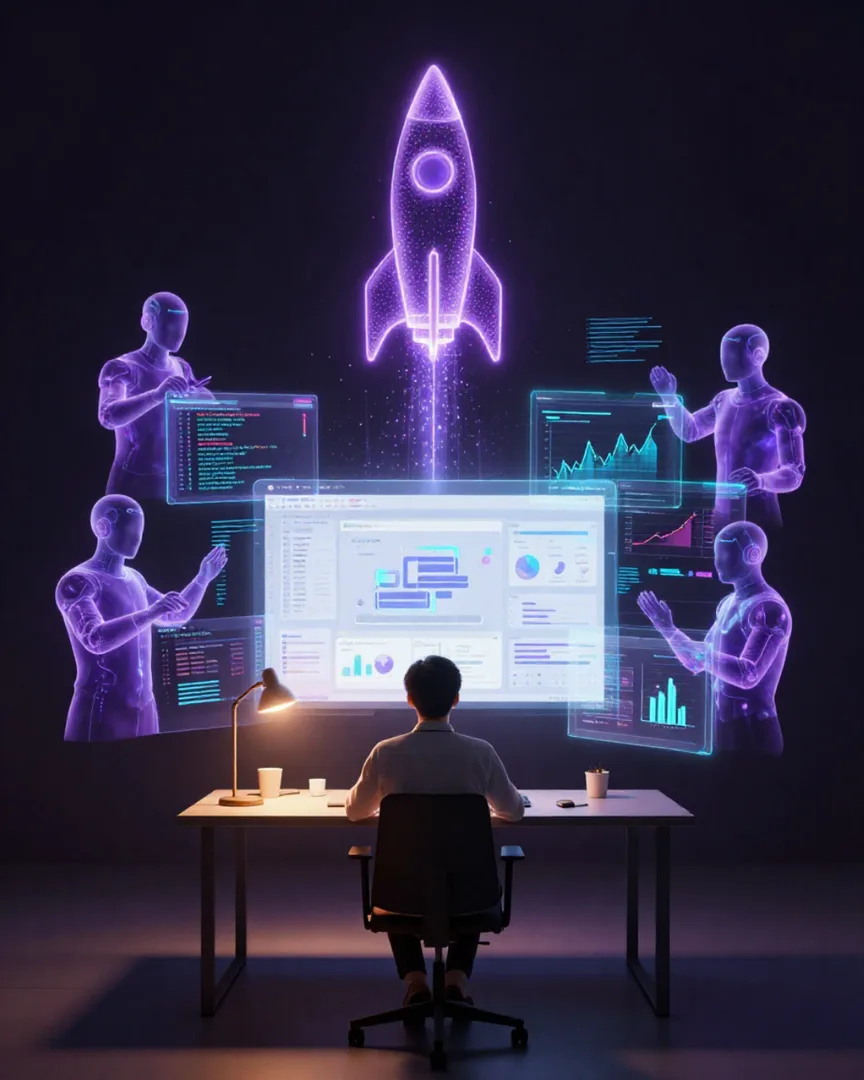 Startups de uma pessoa: IA revoluciona negócios