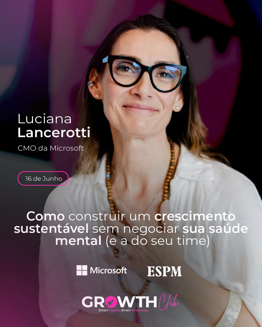 Ex-CMO da Microsoft vem a Blumenau falar sobre crescimento e saúde mental