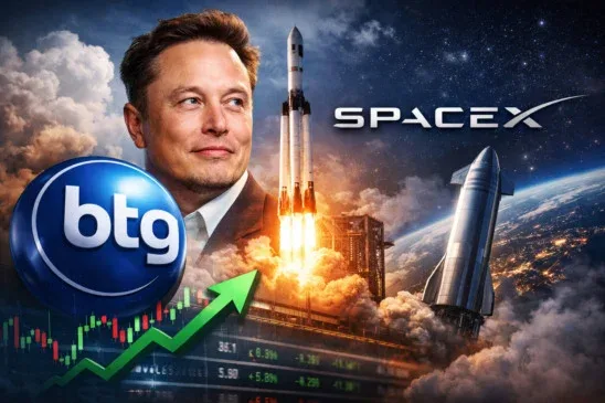 BTG Pactual lucra com IPO histórico da SpaceX