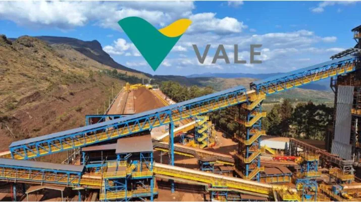 Ações da Vale caem 3,5% com baixa do minério na China