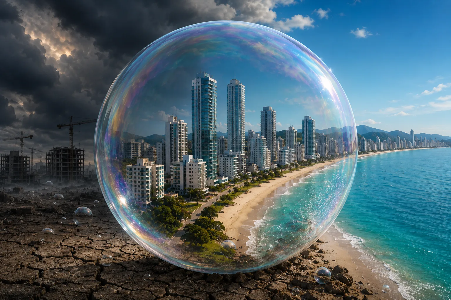 A verdade sobre a bolha imobiliária talvez não são imóveis.