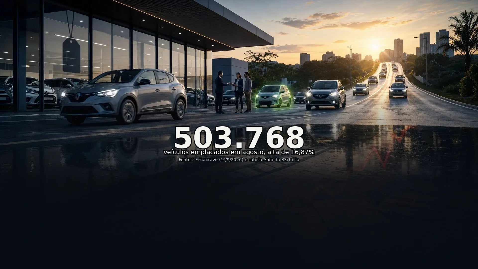 503 mil carros em agosto. E 47 meses para pagar.
