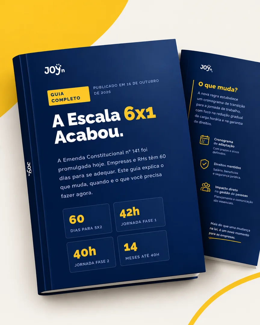 Fim da escala 6x1: e-book grátis ajuda empresas na transição