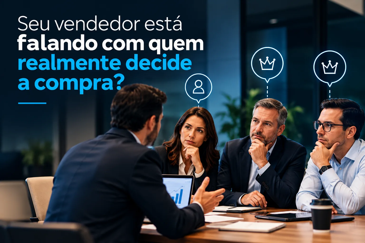 Mapeamento de decisores: chave para vendas B2B