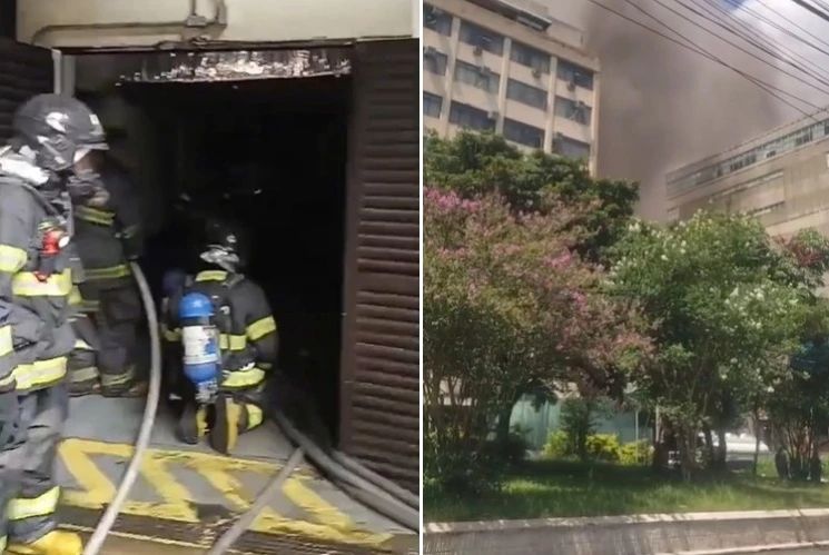 Incêndio atinge prédio do InCor em São Paulo