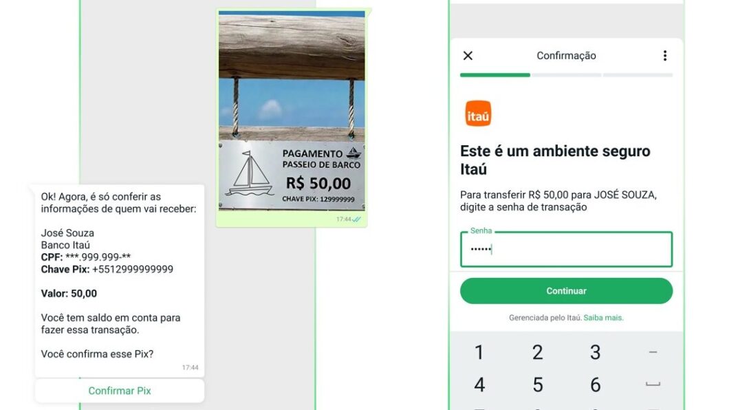 Itaú Unibanco lança Pix via WhatsApp com leitura de imagens