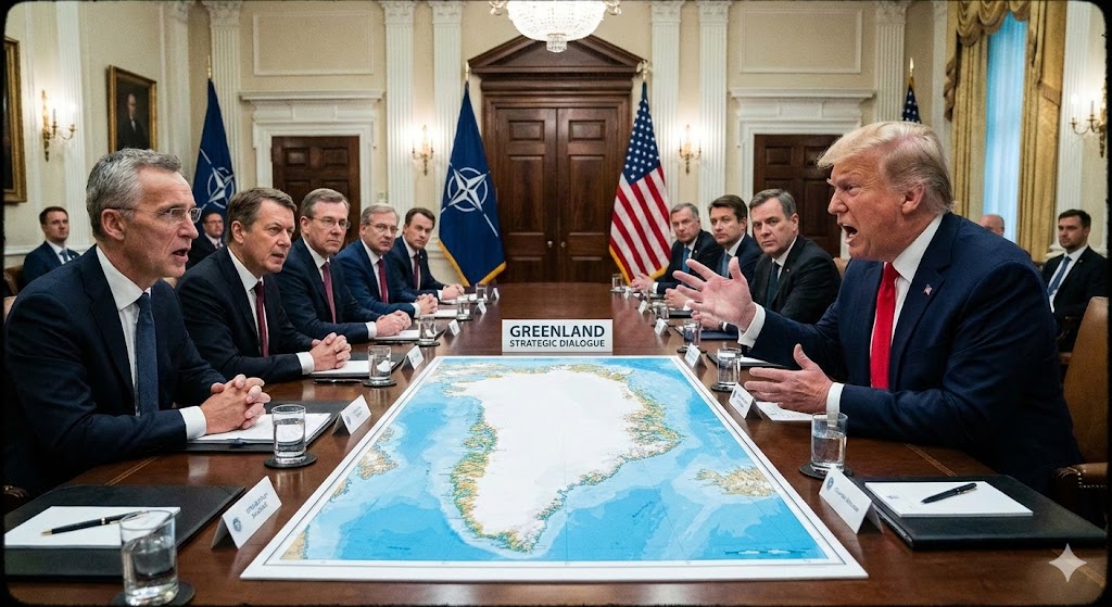 Disputa entre EUA e Otan pela Groenlândia eleva risco geopolítico no Ártico