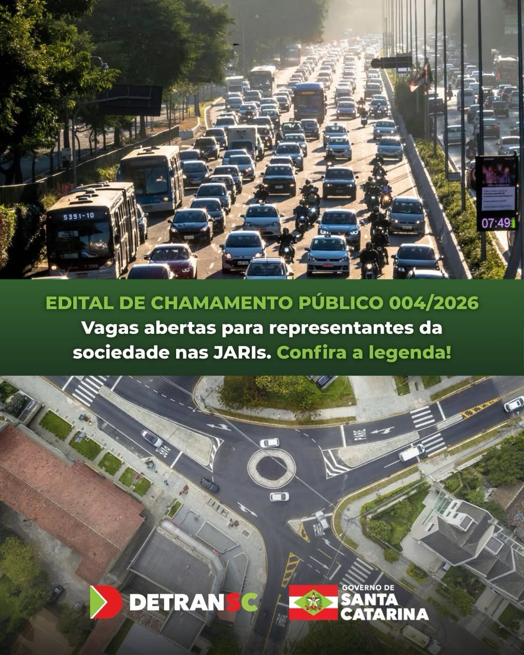 Detran/SC abre inscrições para membros julgadores das JARI