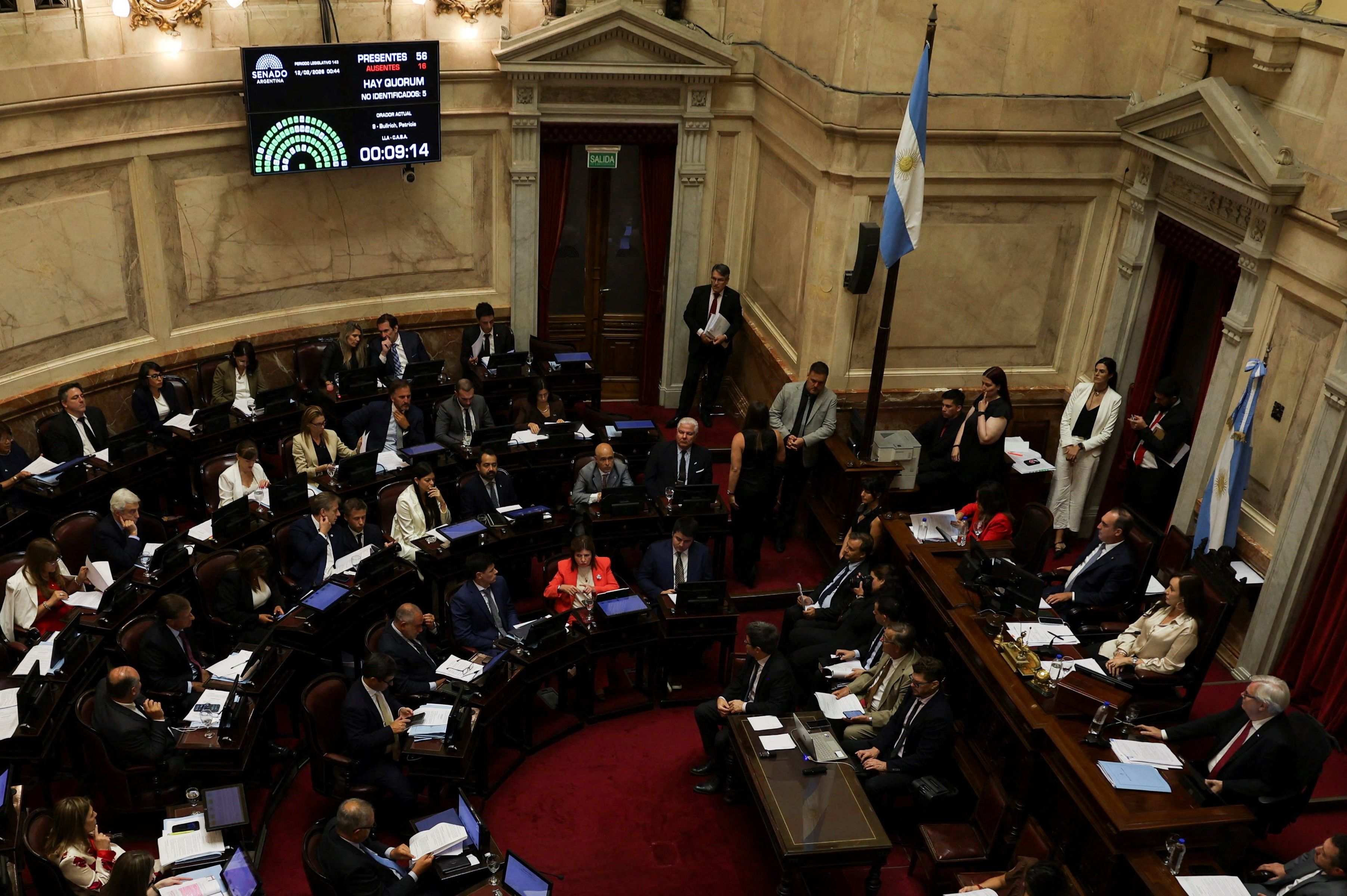 Câmara argentina aprova reforma trabalhista antes de votação final no Senado