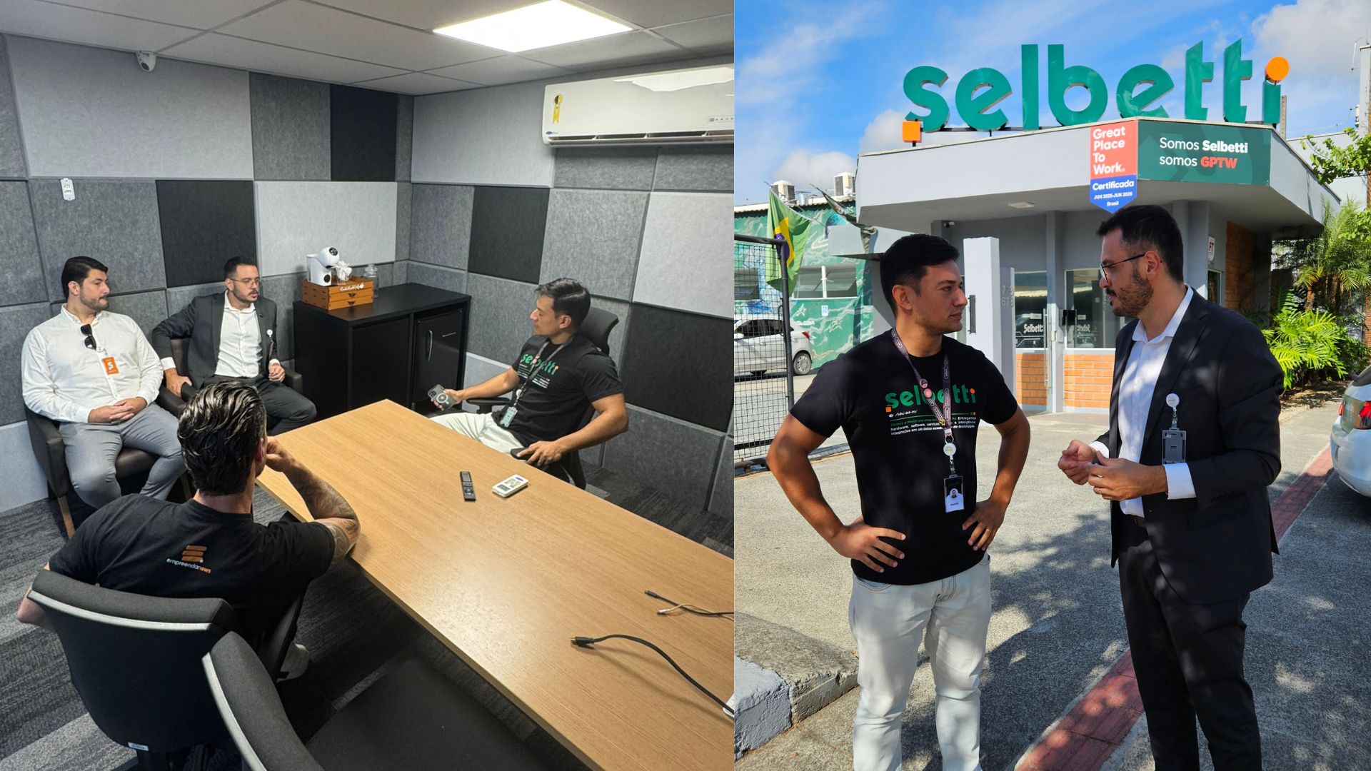 Empreenda SC visita Selbetti e acompanha operação de tecnologia em Joinville