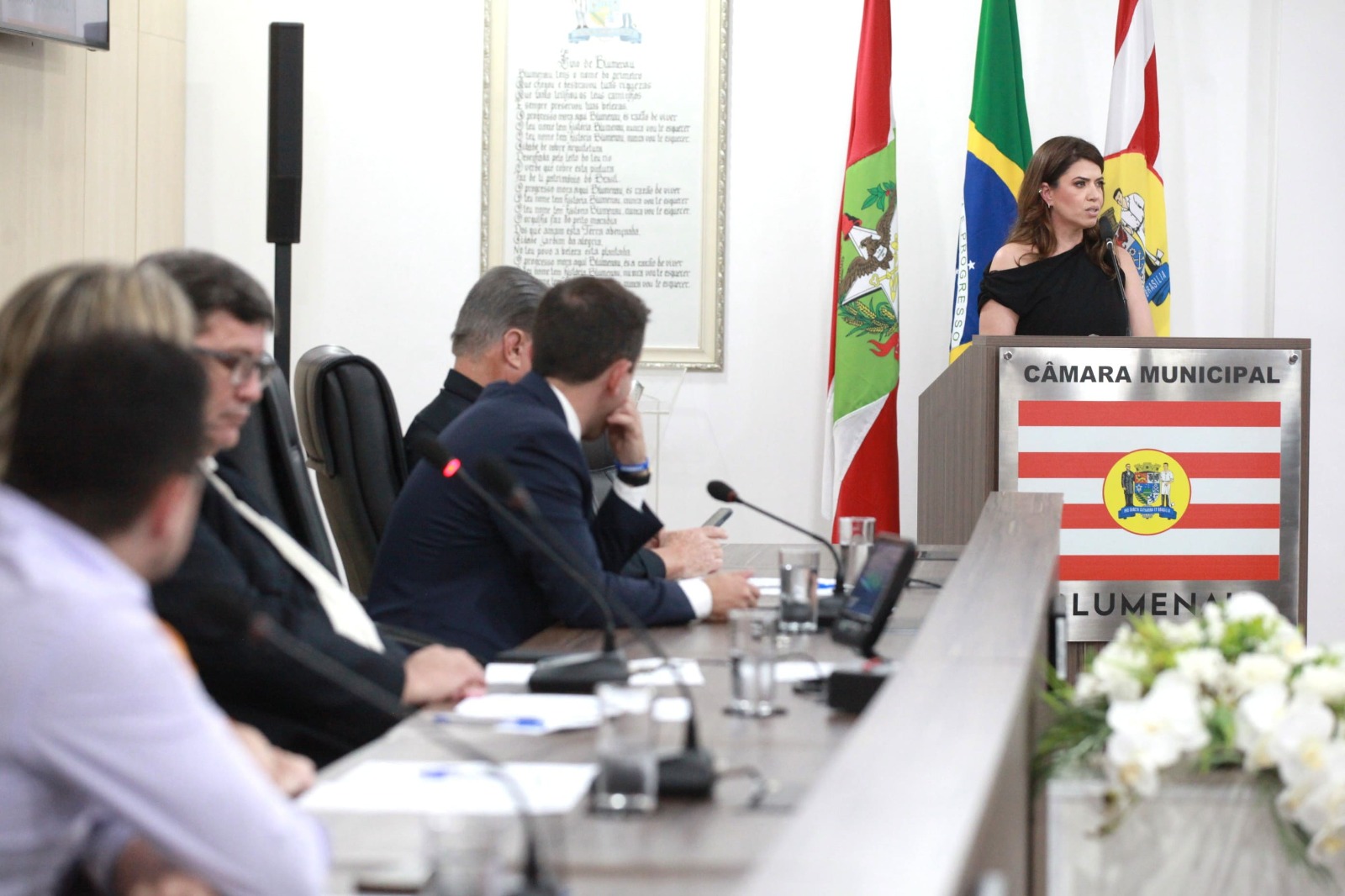 Débora Rothermel recebe Comenda do Mérito Feminino em Blumenau