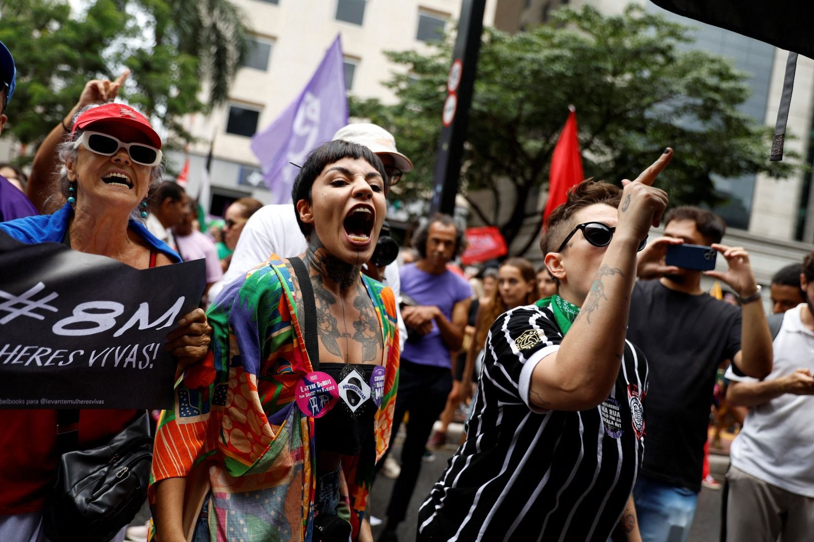 Dia Internacional da Mulher: Manifestações em diversas cidades do mundo