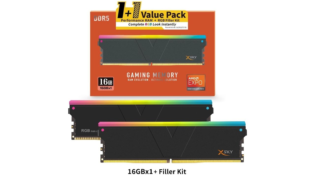 V-Color lança kits de memória RAM com módulo fictício para preencher slots