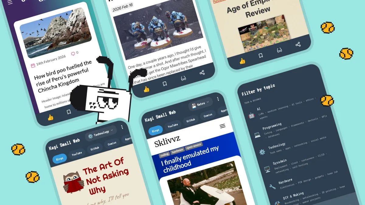 Kagi lança apps e extensões para projeto Small Web