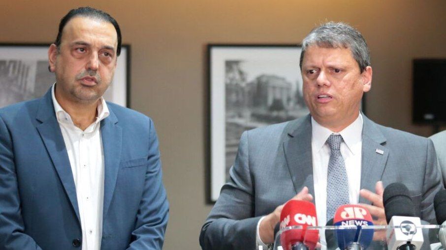 Tarcísio de Freitas confirma Felício Ramuth como vice na chapa para reeleição em SP