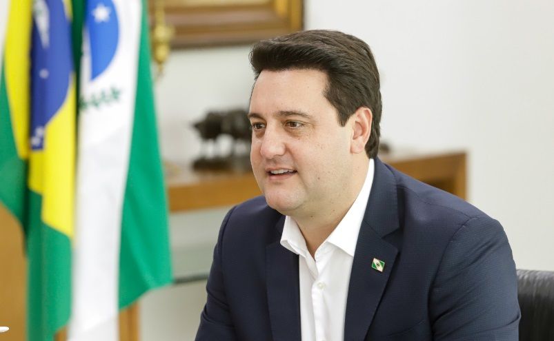 Ratinho Junior declara apoio a Ronaldo Caiado para a presidência